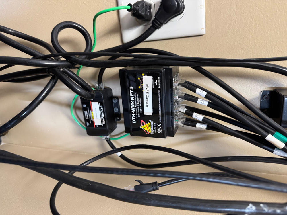 Shielded Ethernet Patch Panel Bond & Ground Extension Wire Adapter - Customer Photo From Anonymous