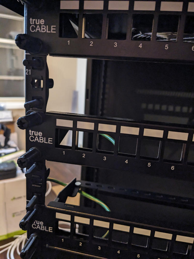 Shielded Ethernet Patch Panel Bond & Ground Extension Wire Adapter - Customer Photo From Robert Maroc