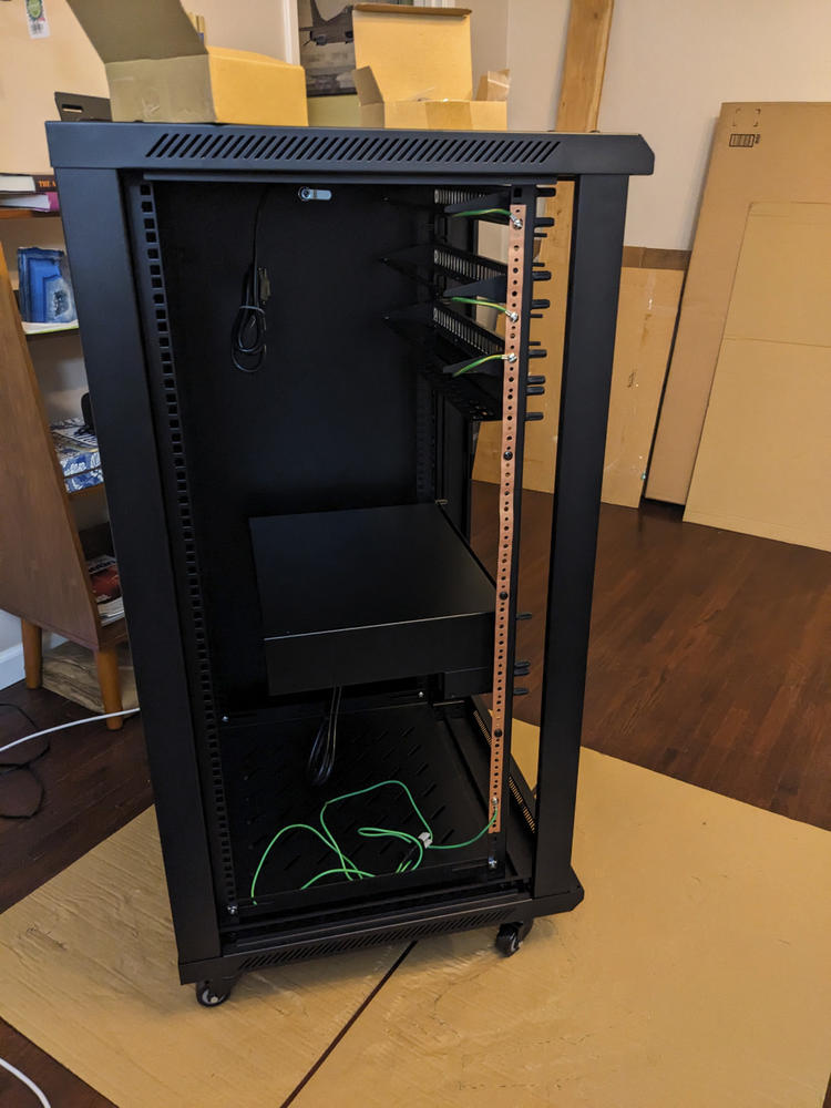 Shielded Ethernet Patch Panel Bond & Ground Extension Wire Adapter - Customer Photo From Robert Maroc