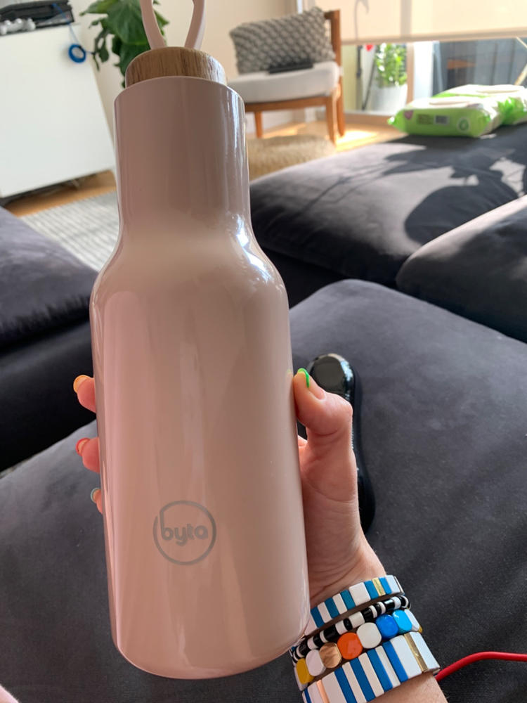 byta bottle - himalayan pink color - Customer Photo From Maria Gomez