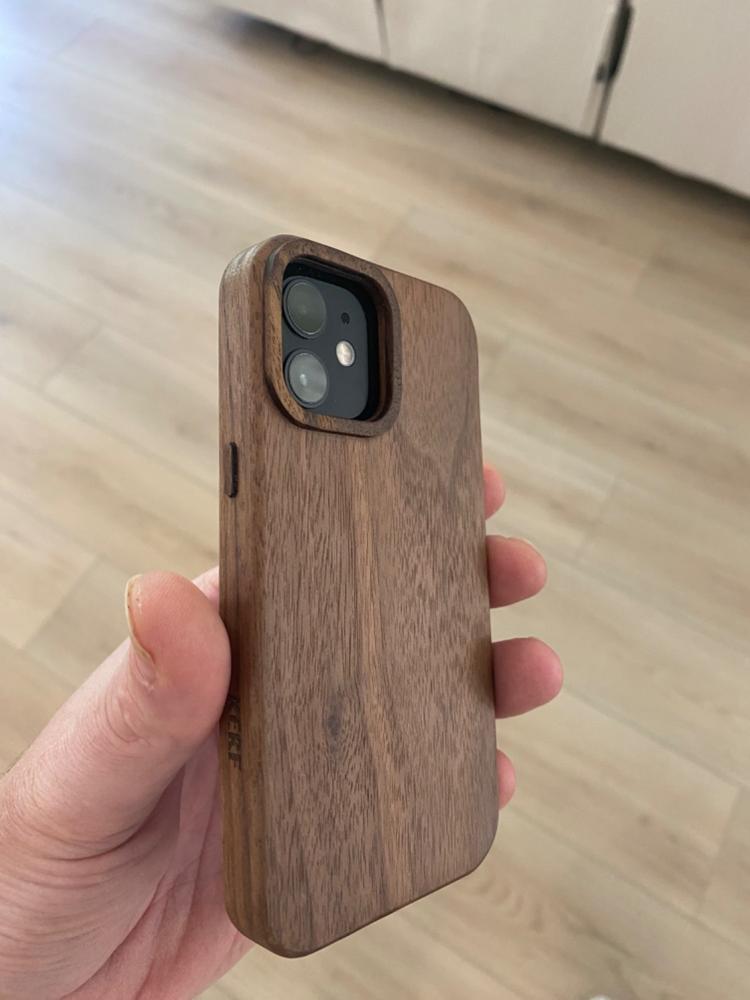 iPhone 12 Mini Wood Case - Customer Photo From Chris Causseaux