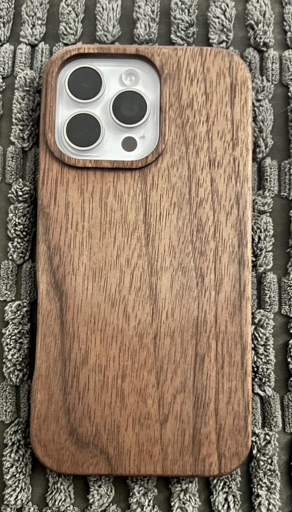 iPhone 16 Pro Max Wood Phone Case - Customer Photo From Danielle Schultz