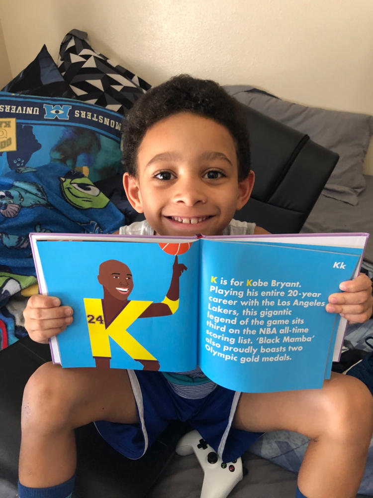 Basketball Legends Alphabet Book - Customer Photo From Felicia Evans