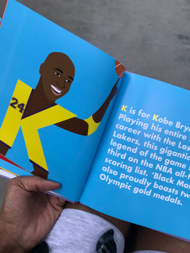 Basketball Legends Alphabet Book - Customer Photo From Kandace Richards