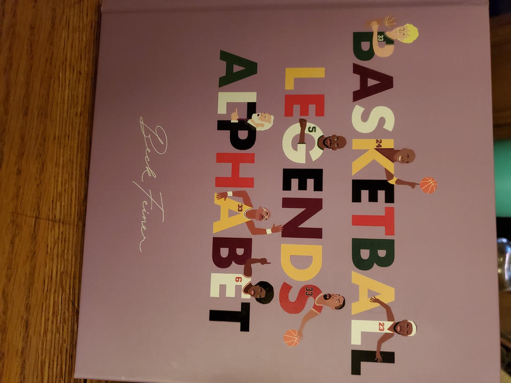 Basketball Legends Alphabet Book - Customer Photo From Renae Hurst