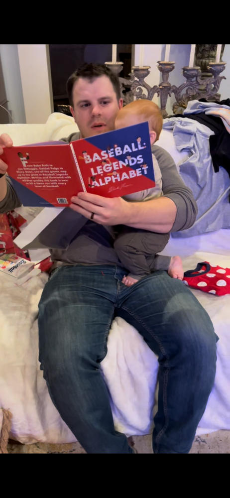 Baseball Legends Alphabet Book - Customer Photo From Rhonda McTigue