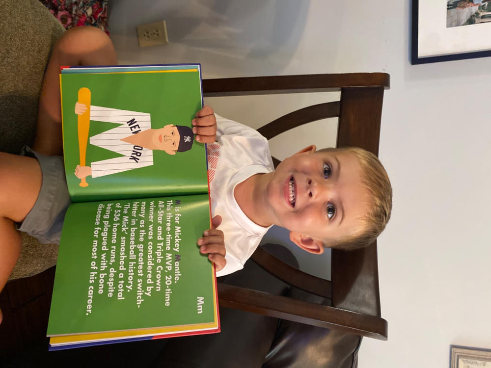 Baseball Legends Alphabet Book - Customer Photo From Alexis Switzer