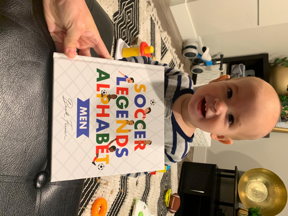 Soccer Legends Alphabet Book : Men - Customer Photo From Hailey Enciso