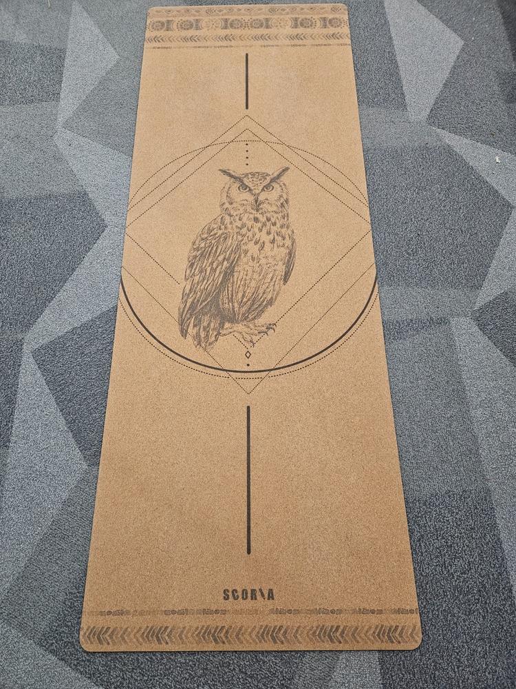 Owl Cork Yoga Mat | 4.5MM - Customer Photo From Deon Wilson