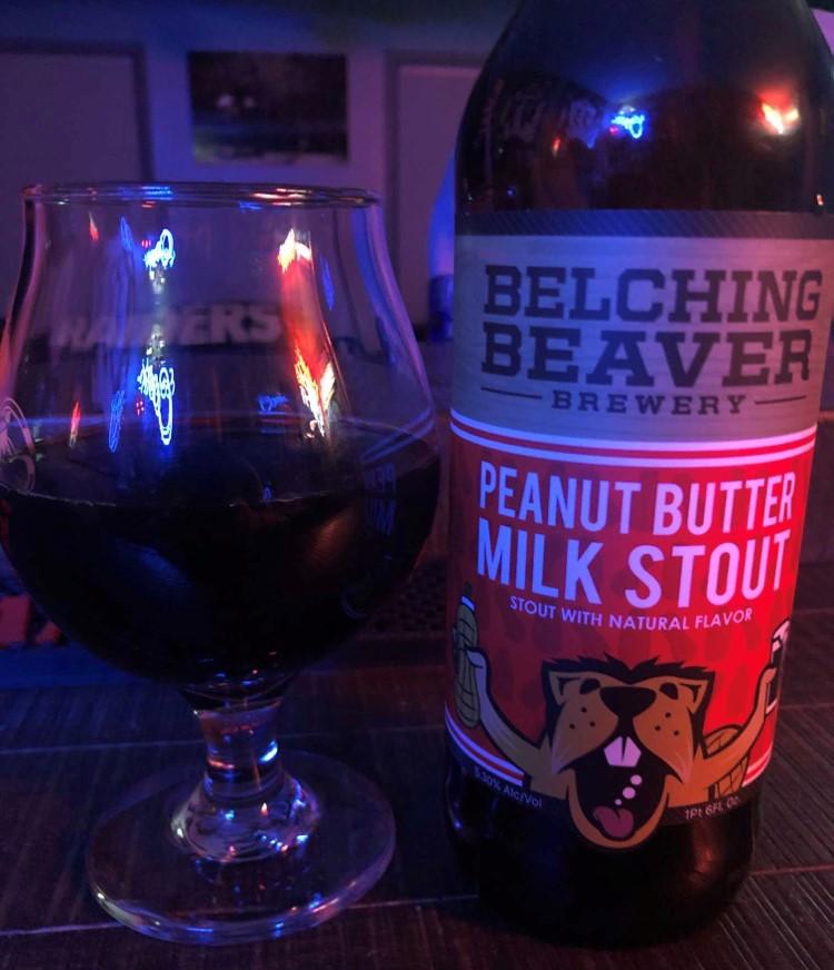 Belching Beaver Peanut Butter Milk Stout - Customer Photo From Tom