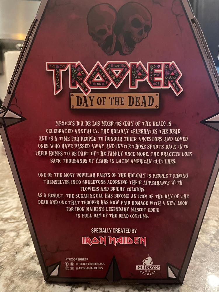 Iron Maiden Trooper Day of the Dead Coffin Pack (Shipping Incl) - Customer Photo From CHAD