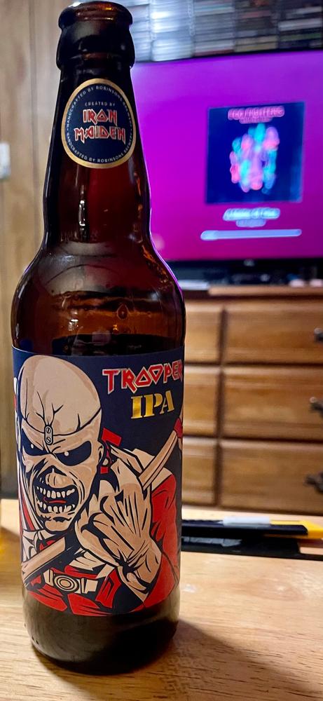 Robinsons Trooper IPA (Iron Maiden Beer) - Customer Photo From Justin