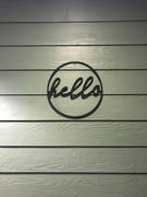 Harp Design Co Circle Hello Sign Review