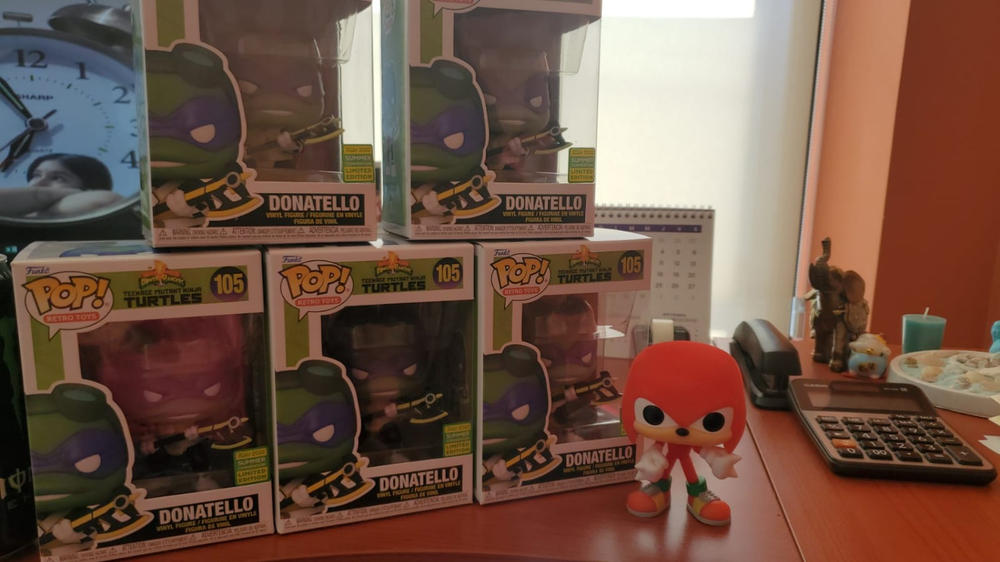 SDCC Funko Pop TMNT Power shops Rangers Donatello