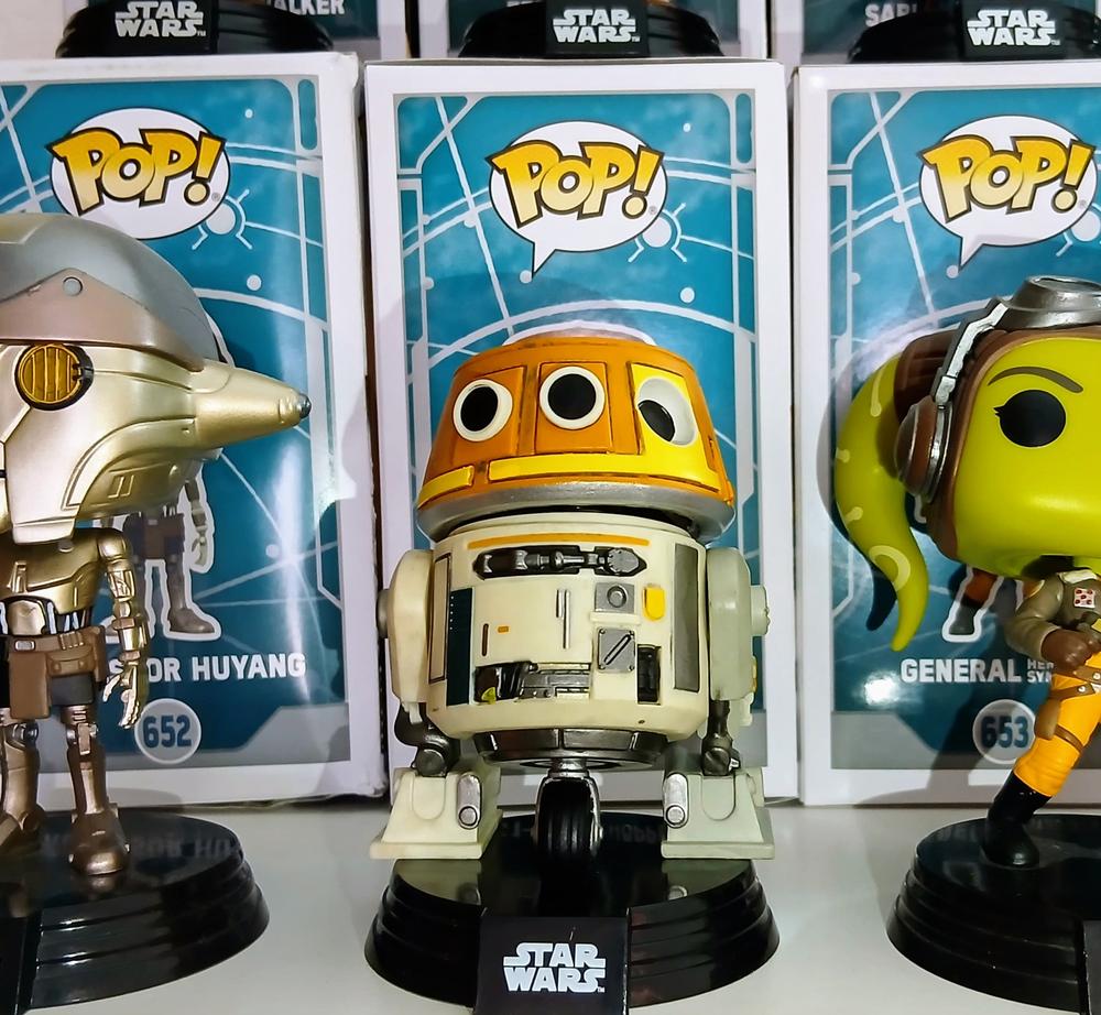 Funko Pop TV: Star Wars Ahsoka - C1-10P Chopper - Customer Photo From Maribel