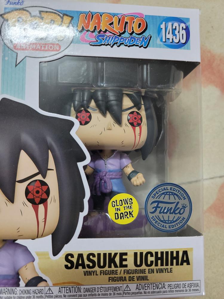 Funko Pop Animation: Naruto Shippuden - Sasuke Uchiha con Amaterasu Glow Exclusivo Funko Shop - Customer Photo From Fabiola Herrera 