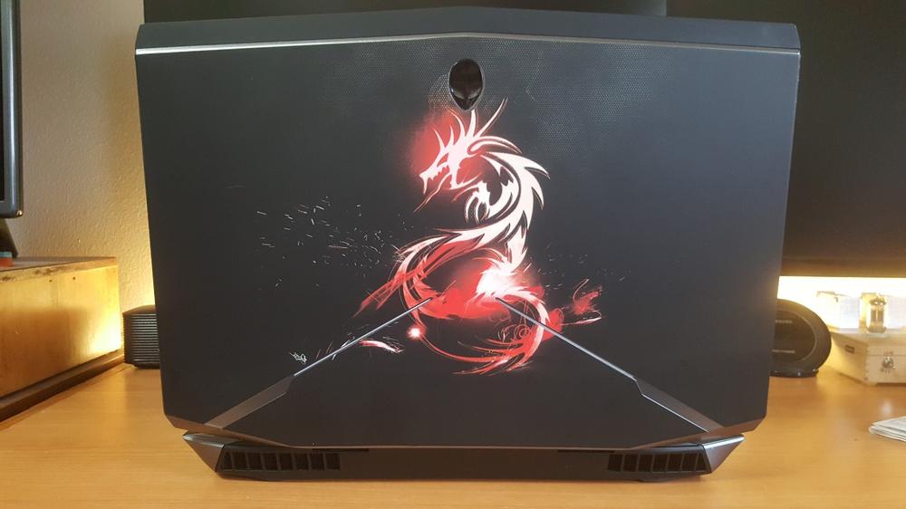 Fantasy Collection Alienware 17" (2015) Custom Skins & Wraps - Customer Photo From David Isla