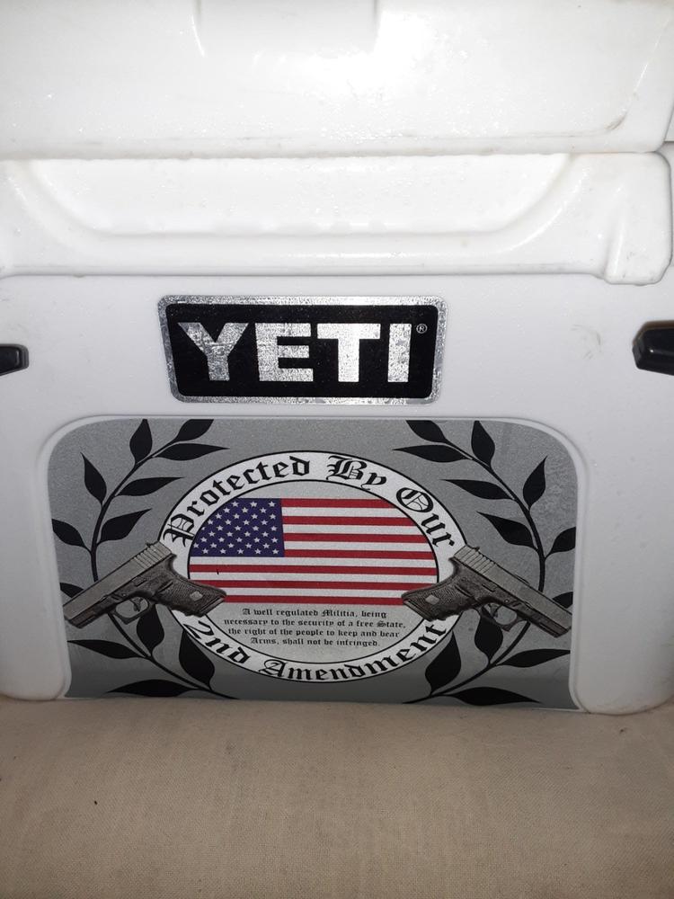 Americana Collection YETI 20 qt Cooler Custom Skins & Wraps - Customer Photo From Michael Ricke