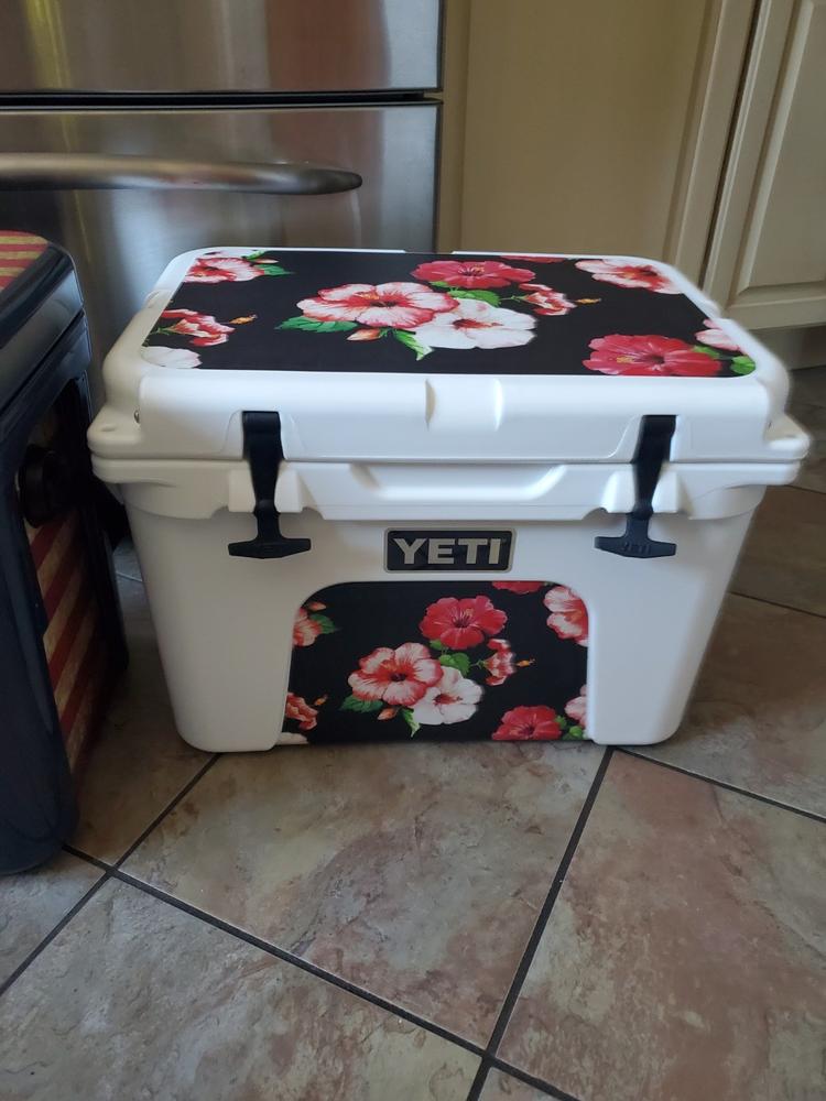 Flowers Collection YETI 35 qt Cooler Custom Skins & Wraps - Customer Photo From Angela Herman