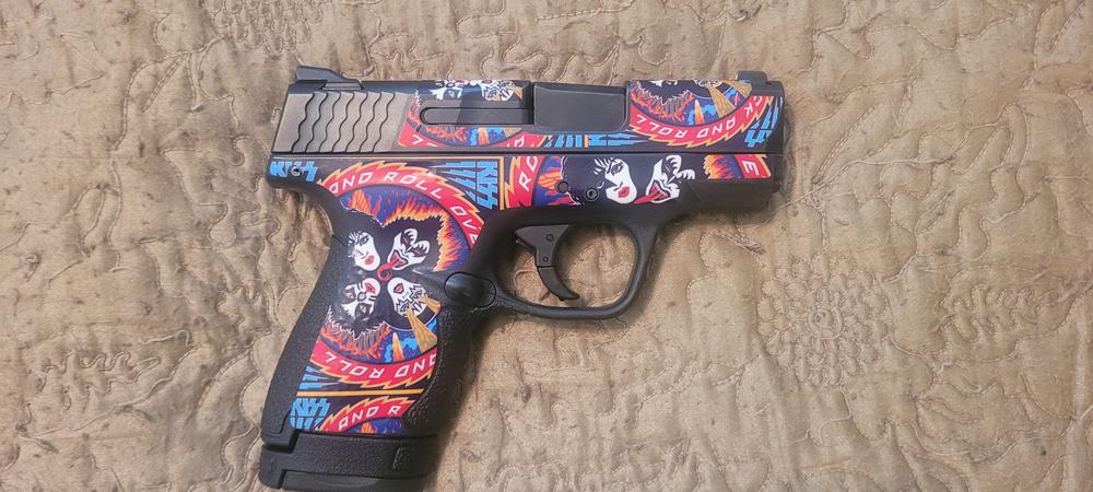 Smith & Wesson M&P Shield Custom Wraps & Skins - Customer Photo From Kenneth Rabe