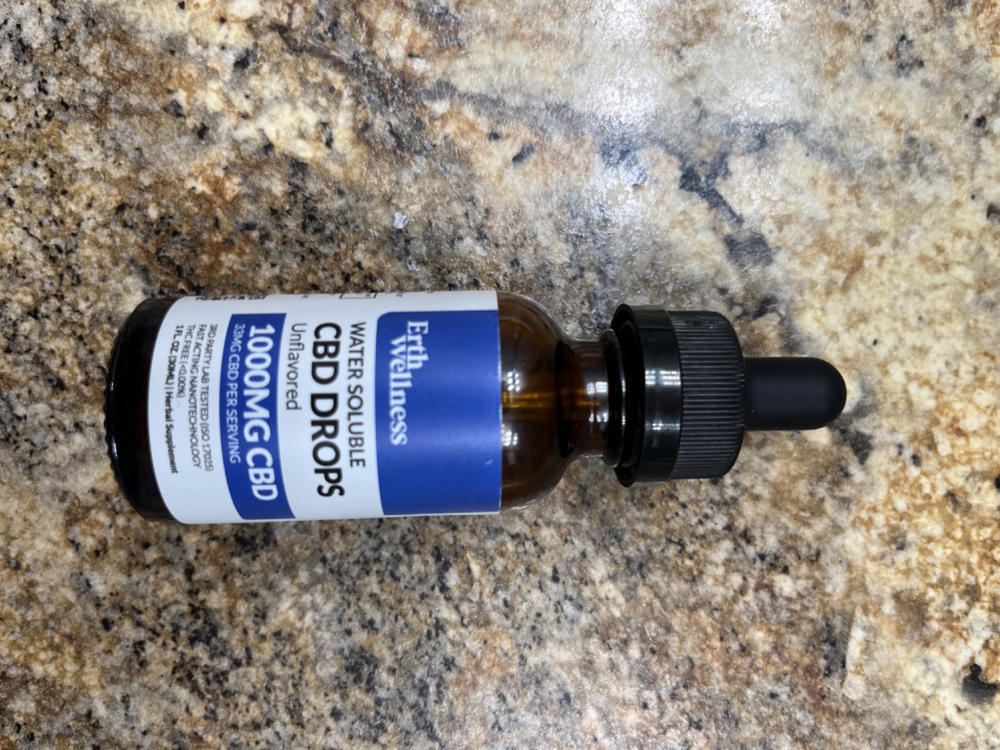 Water Soluble CBD Tincture - Unflavored - THC Free - Customer Photo From Eric LeStrange