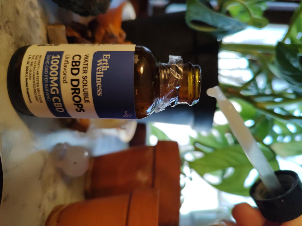 Water Soluble CBD Tincture - Unflavored - THC Free - Customer Photo From Charlotte Troup