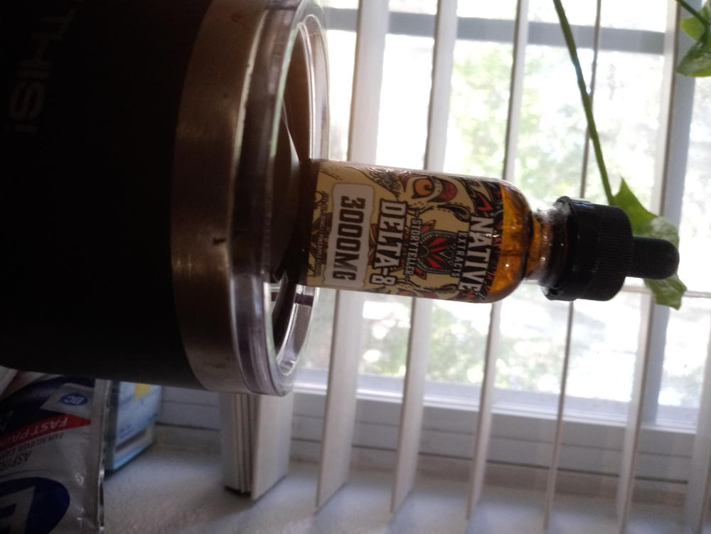 Native Extracts - "Storyteller" - Delta-8 Tincture - 3000mg  (High Potency) - Customer Photo From Anonymous