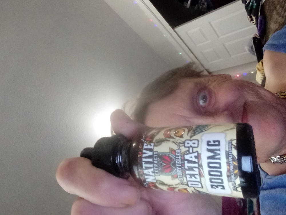 Native Extracts - "Storyteller" - Delta-8 Tincture - 3000mg  (High Potency) - Customer Photo From Anonymous