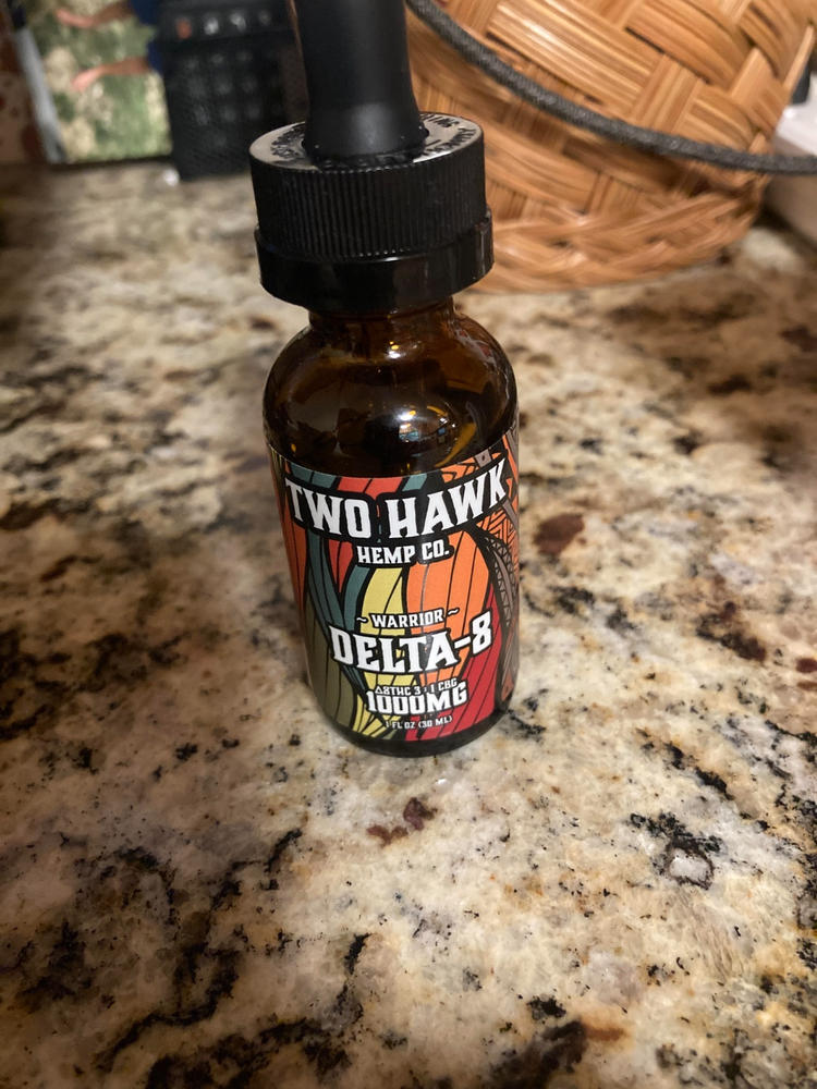 Native Extracts - "Warrior" - Delta-8 4 : 1 CBG Tincture - 3000mg  (High Potency) - Customer Photo From Doug Knight