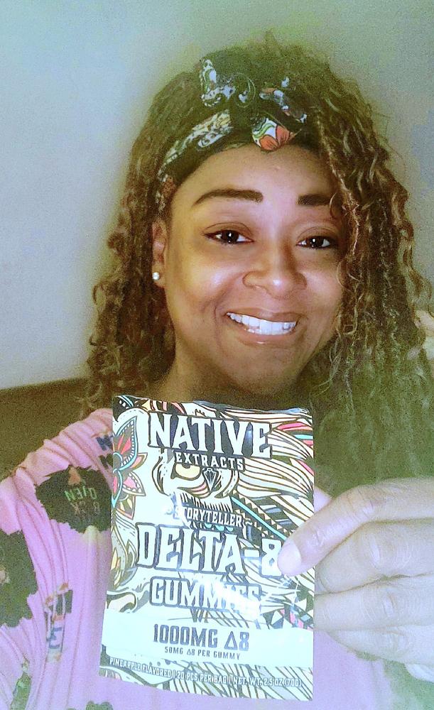 "Storyteller" - 1000mg Delta-8 - Pineapple - Customer Photo From Anonymous