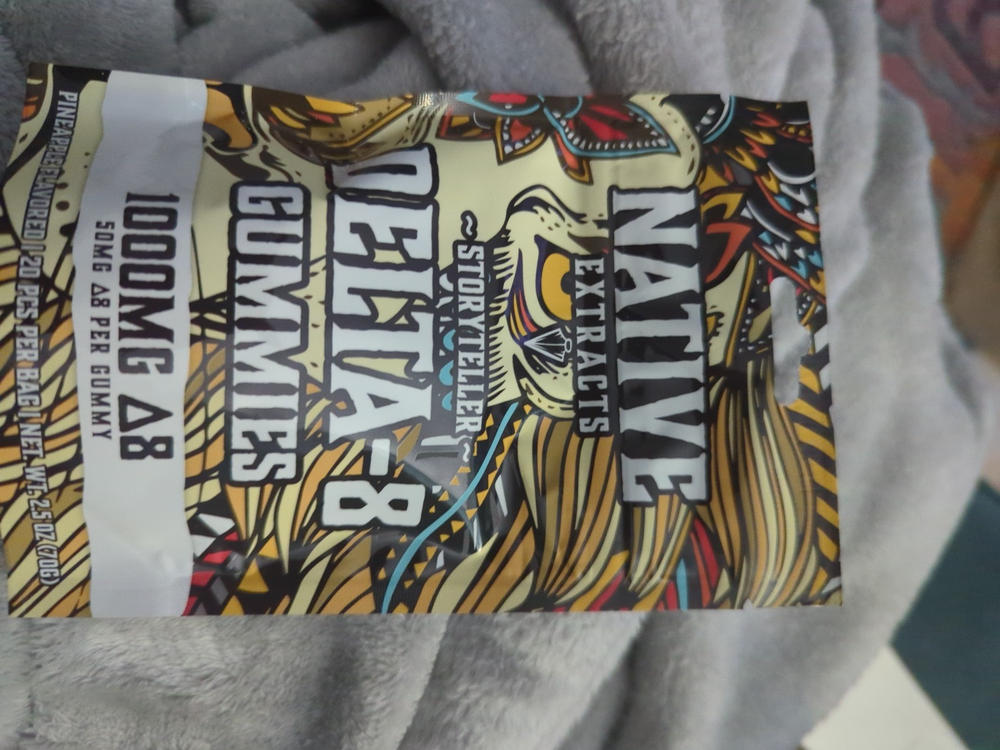 "Storyteller" - 1000mg Delta-8 - Pineapple - Customer Photo From Monica Munn