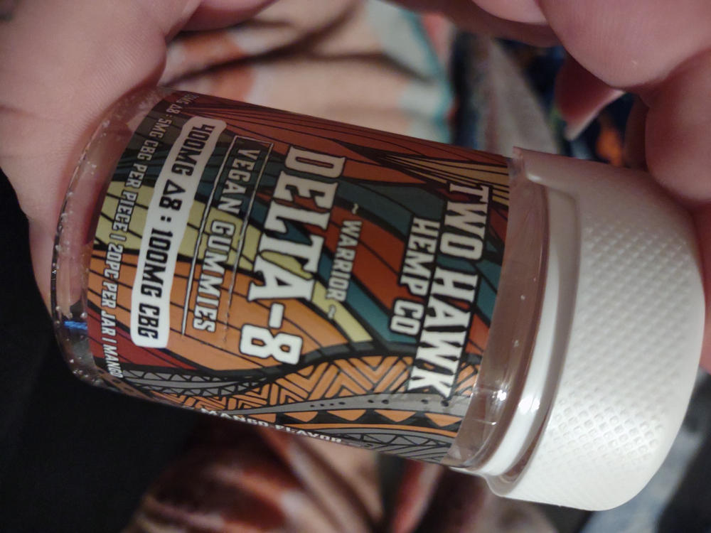 "Warrior" - 800mg Delta-8 : 200mg CBG - Mango (Recover) - Customer Photo From Jessica Reintzell