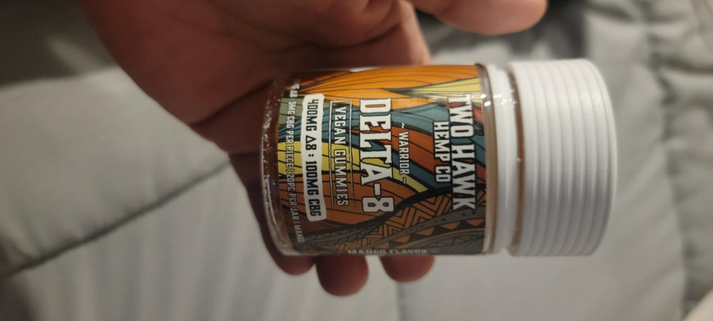 "Warrior" - 800mg Delta-8 : 200mg CBG - Mango (Recover) - Customer Photo From Anonymous