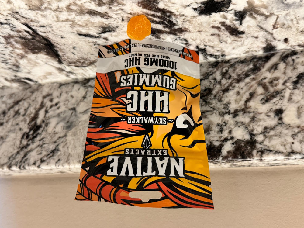 "Skywalker" - 1000mg HHC - Peach (High Potency) - Customer Photo From Anonymous