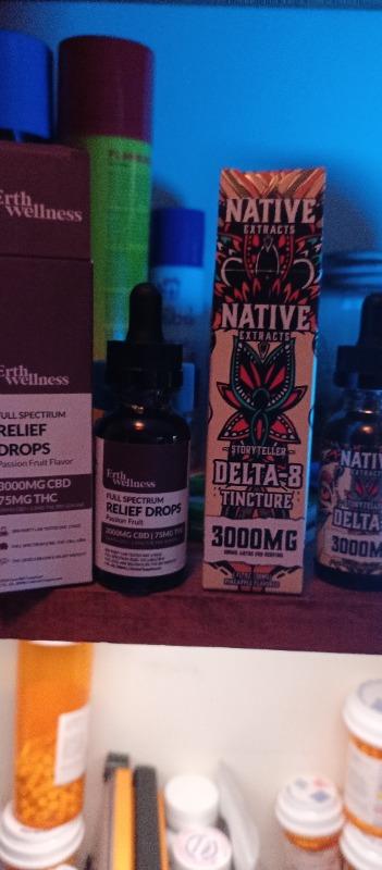 Full Spectrum CBD + THC RELIEF Drops - Customer Photo From Jeremy Brown