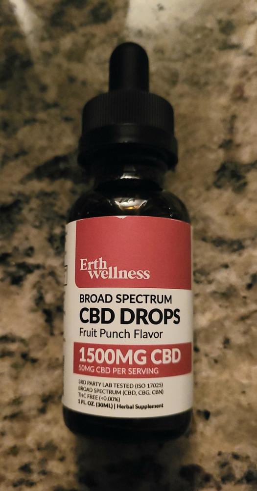 Broad Spectrum THC Free* CBD Drops - Customer Photo From Anonymous
