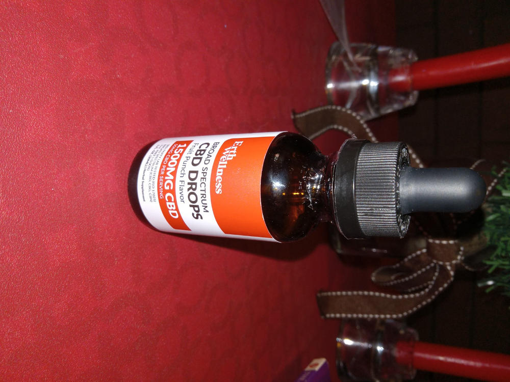 Broad Spectrum THC Free* CBD Drops - Customer Photo From Melody Strull
