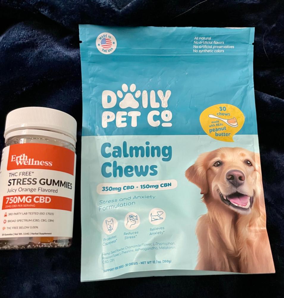 THC Free STRESS Gummies - Vegan - Juicy Orange - 1500mg - Customer Photo From Emily Carter