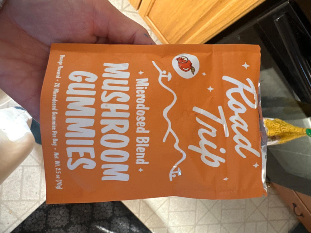 Road Trip - MICRODOSED Gummies + Functional Mushrooms - Orange - Customer Photo From Anonymous