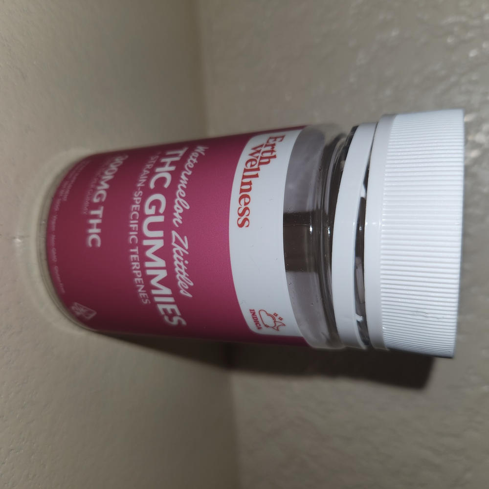 Δ9 THC Gummies - Watermelon Zkittles - Strain Specific (Indica) - 300mg - Customer Photo From Anonymous