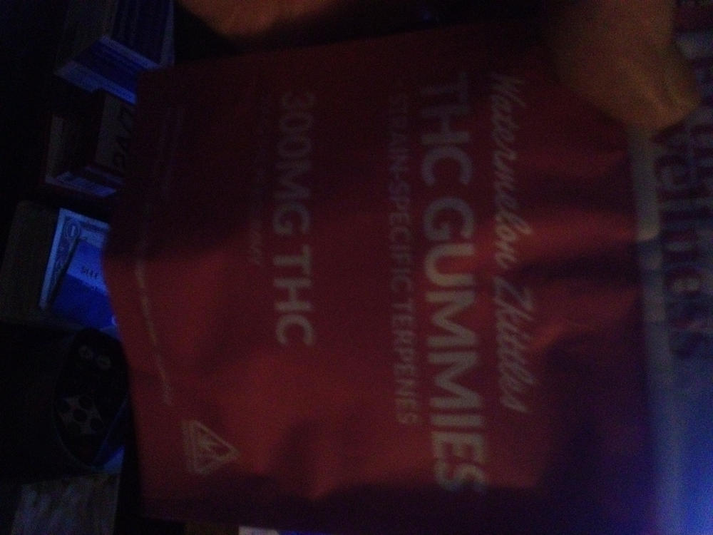 Δ9 THC Gummies - Watermelon Zkittles - Strain Specific (Indica) - 300mg - Customer Photo From Rodney Boggs