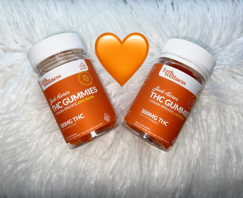 Δ9 THC Gummies - Jack Herer - Live Resin (Sativa) - 300mg - Customer Photo From Anonymous