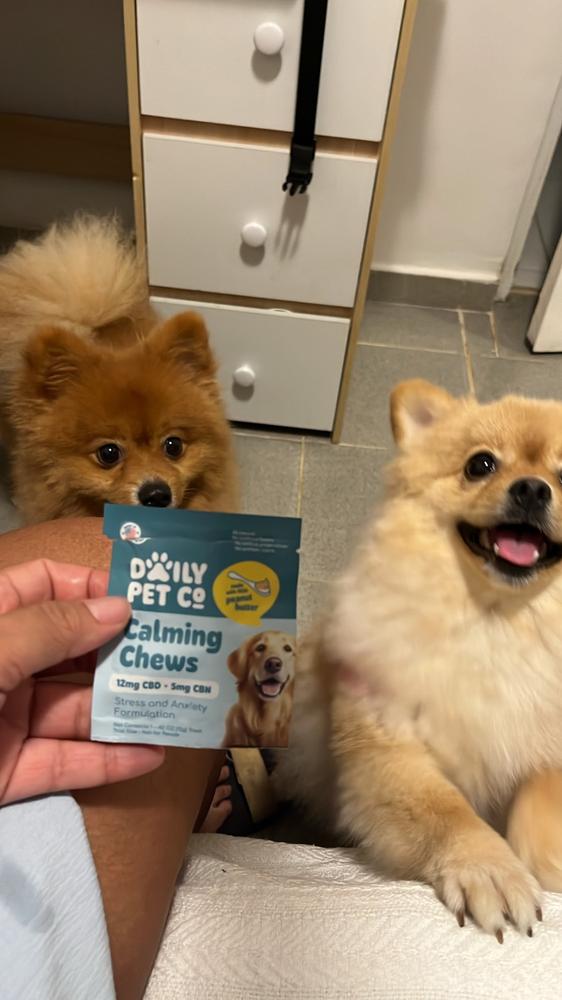 Calming Chews - 12mg CBD : 5mg CBN - (Sample Size) - Customer Photo From Nathalie Samms 9144 PKK