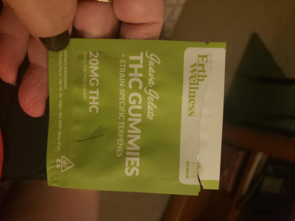 Δ9 THC Gummies - Green Crack - Strain Specific (Sativa) - 20mg (Sample Size) - Customer Photo From Wendy Talamantes