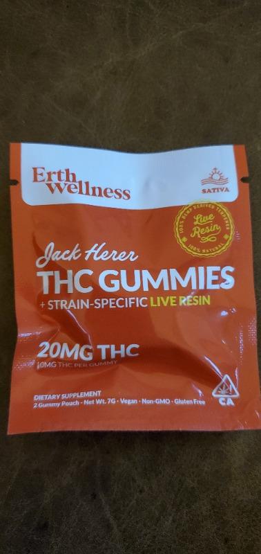 Δ9 THC Gummies - Jack Herer - Live Resin (Sativa) - 20mg (Sample Size) - Customer Photo From Anonymous