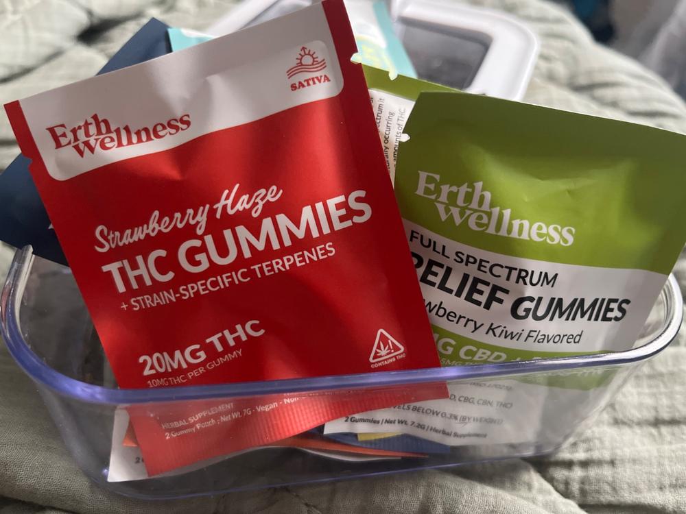 Δ9 THC Gummies - Strawberry Haze - Strain Specific (Sativa) - 20mg (Sample Size) - Customer Photo From Anonymous