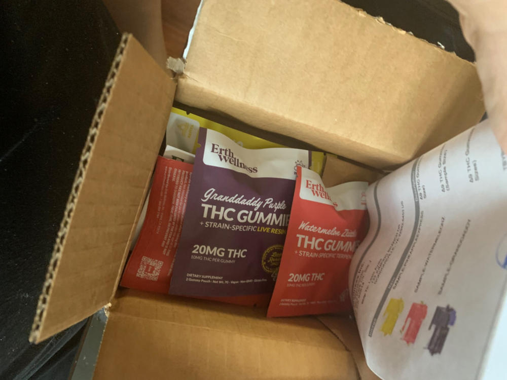 "Warrior" - 80mg Delta-8 : 20mg CBG Gummies - Mango - (Sample Size) - Customer Photo From Anonymous