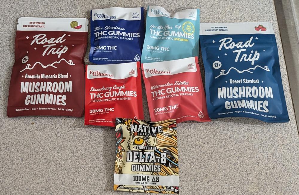 "Storyteller" - 100mg Delta-8 Gummies - Pineapple (Sample Size) - Customer Photo From Anonymous