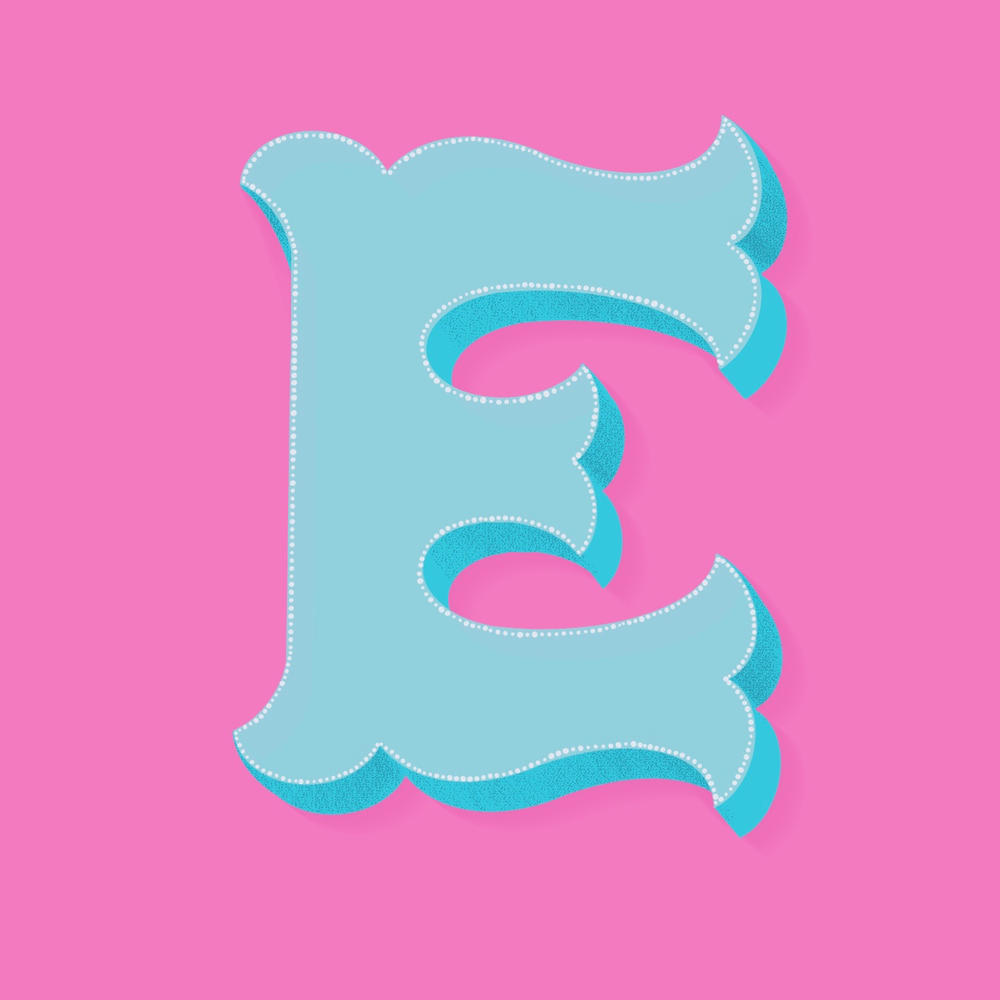 NEW! Dimensional Lettering in Procreate - Customer Photo From Ashley Curry