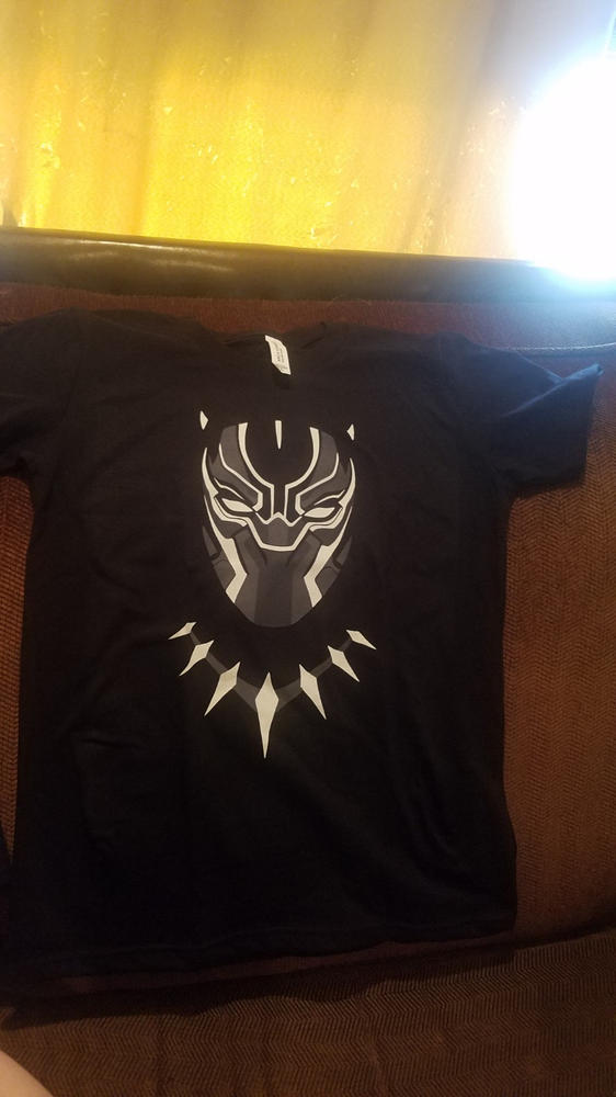 Personalized Black Panther Birthday Shirt - Customer Photo From Jessica Garcia